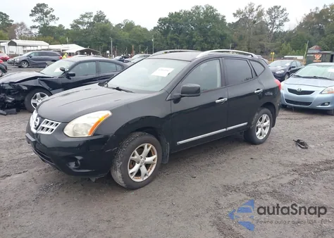 2011 Nissan Rogue Sv из США, поврежденный, VIN JN8AS5MV6BW690066
